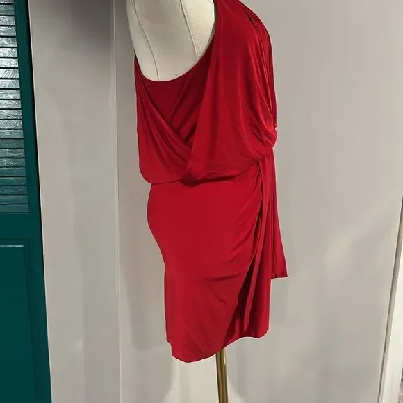 MISA NWT Domino Draped Mini Dress - small - Picture 4 of 9